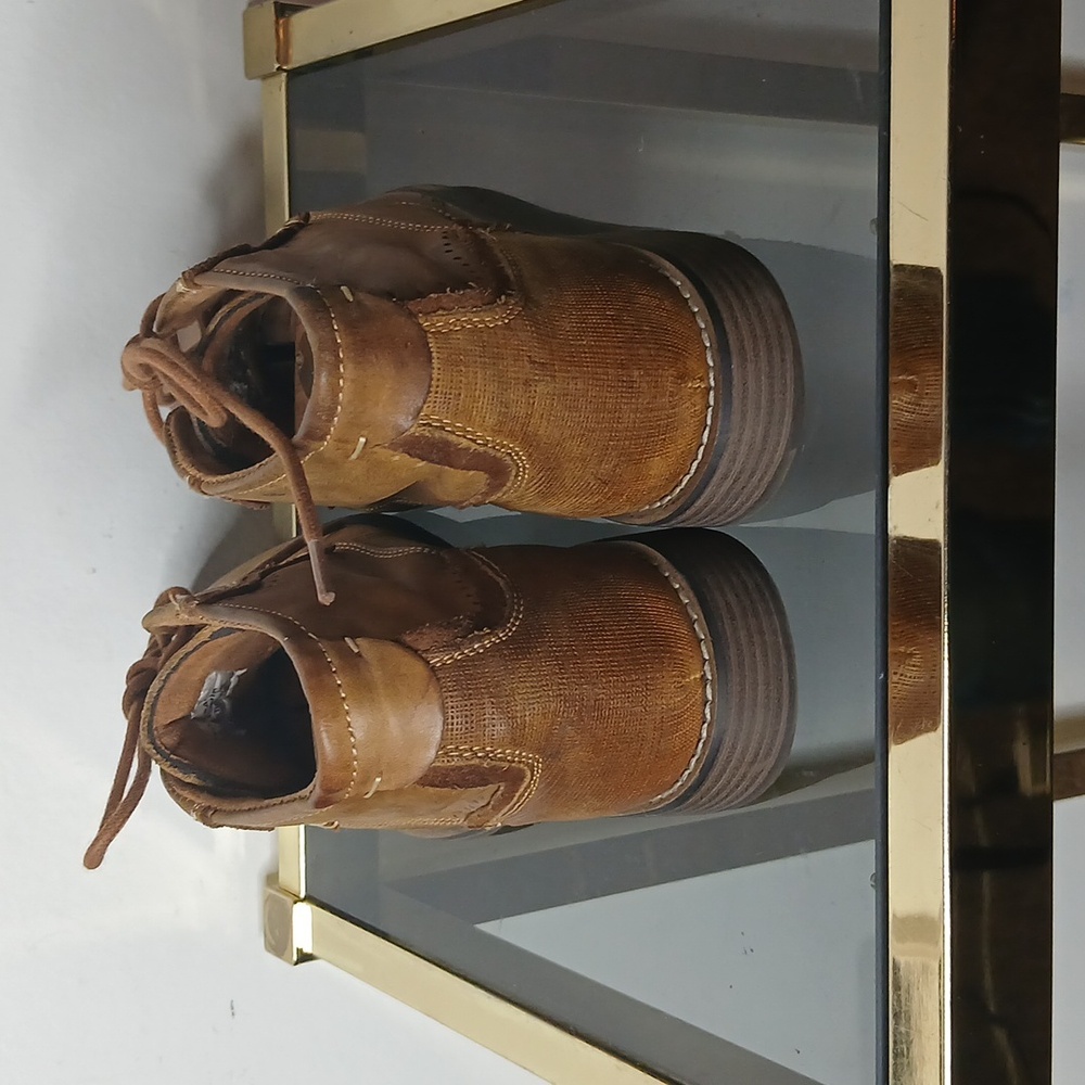 Steve madden Harken chukka tan leather shoes size 8 mens - Picture 4 of 15